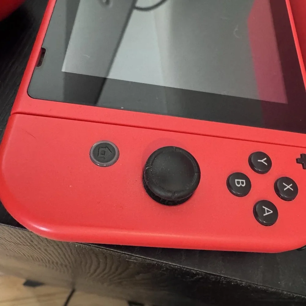 Super Mario Red Edition Nintendo Switch Console w/ Dock, Extra Mario Controllers